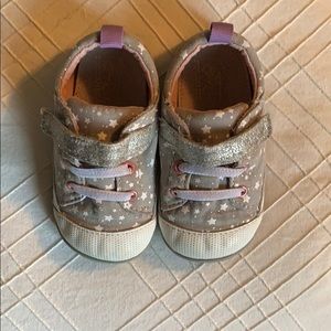 See Kai Run Girls First Walker Stevie, Gray Stars